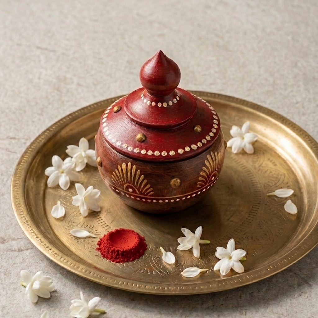 Handmade Kalka Art Sindur Kouto