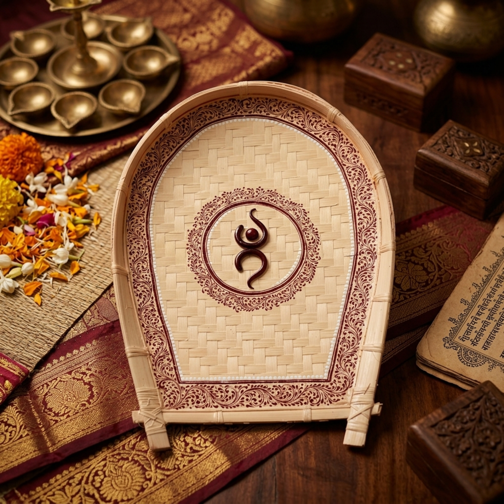 Traditional Kalka Art Swastik 3d Kulo