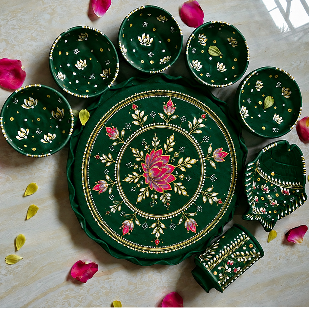 Rajkamal Thali Set (8 Pcs)